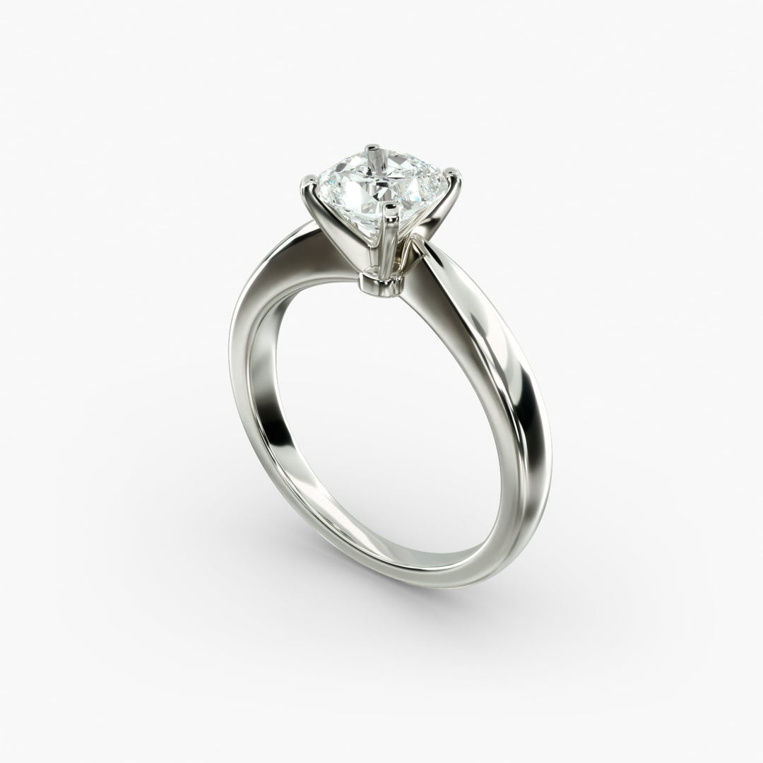 Pillow-Style Cushion Lab-Grown Diamond Ring | 0.50–5.00 Carat | IGI Certified | Yellow, White & Rose Gold