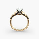 Load image into Gallery viewer, Pillow-Style Cushion Lab-Grown Diamond Ring | 0.50–5.00 Carat | IGI Certified | Yellow, White &amp; Rose Gold
