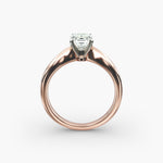 Load image into Gallery viewer, Emerald Cut Lab-Grown Diamond Solitaire Ring — 4-Prong Setting | IGI Certified | 10K/14K/18K Gold
