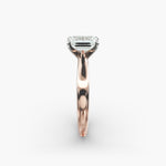 Load image into Gallery viewer, Emerald Cut Lab-Grown Diamond Solitaire Ring — 4-Prong Setting | IGI Certified | 10K/14K/18K Gold
