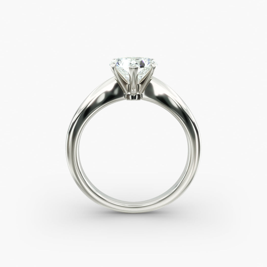 Heart Cut Lab-Grown Diamond Ring | 0.50–5.00 Carat | IGI Certified | Yellow, White & Rose Gold