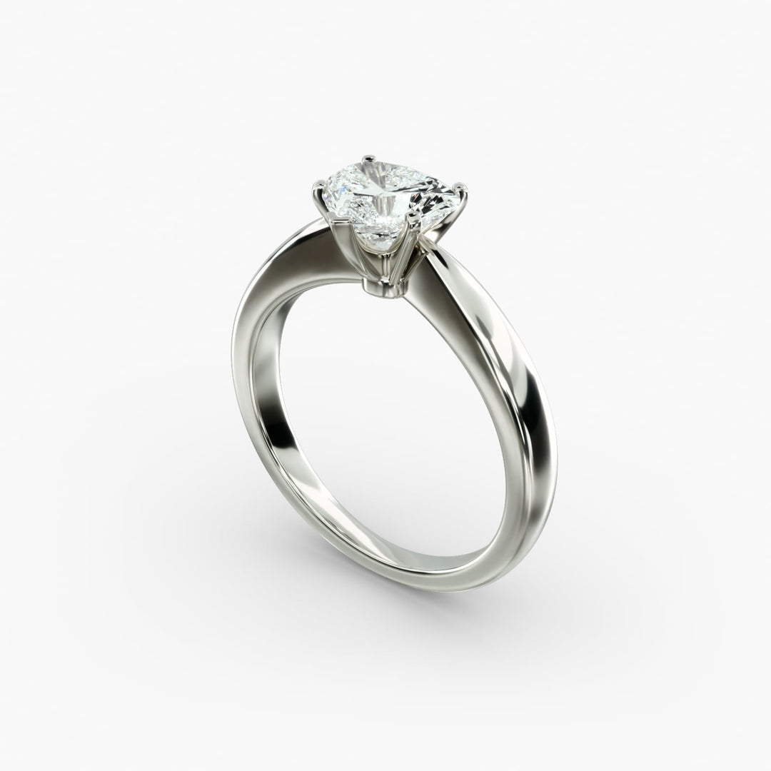 Heart Cut Lab-Grown Diamond Ring | 0.50–5.00 Carat | IGI Certified | Yellow, White & Rose Gold