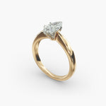 Load image into Gallery viewer, Elongated Marquise Lab-Grown Diamond Ring | 0.50–5.00 Carat | IGI Certified | Yellow, White &amp; Rose Gold
