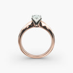 Load image into Gallery viewer, Oval Lab-Grown Diamond Classic Solitaire Engagement Ring | Timeless Design | IGI Certified | 10K/14K/18K Gold
