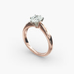 Load image into Gallery viewer, Pear-Shaped Lab-Grown Diamond Engagement Ring | Classic Six-Prong Solitaire | IGI Certified | 10K/14K/18K Gold
