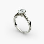 Load image into Gallery viewer, Pear-Shaped Lab-Grown Diamond Engagement Ring | Classic Six-Prong Solitaire | IGI Certified | 10K/14K/18K Gold
