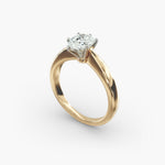Load image into Gallery viewer, Pear-Shaped Lab-Grown Diamond Engagement Ring | Classic Six-Prong Solitaire | IGI Certified | 10K/14K/18K Gold
