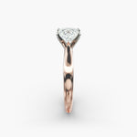 Load image into Gallery viewer, Princess Cut Lab-Grown Diamond Solitaire — 4-Prong Setting | IGI Certified | 10K/14K/18K Gold

