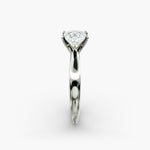 Load image into Gallery viewer, Princess Cut Lab-Grown Diamond Solitaire — 4-Prong Setting | IGI Certified | 10K/14K/18K Gold
