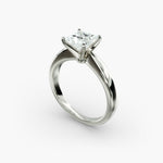 Load image into Gallery viewer, Princess Cut Lab-Grown Diamond Solitaire — 4-Prong Setting | IGI Certified | 10K/14K/18K Gold
