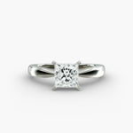 Load image into Gallery viewer, Princess Cut Lab-Grown Diamond Solitaire — 4-Prong Setting | IGI Certified | 10K/14K/18K Gold
