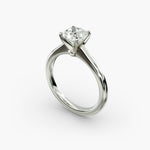 Load image into Gallery viewer, Classic Four-Prong Cushion Lab-Grown Diamond Engagement Ring | IGI Certified | 0.50–5.00 Ct | 10K/14K/18K Gold
