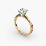 Load image into Gallery viewer, Classic Four-Prong Cushion Lab-Grown Diamond Engagement Ring | IGI Certified | 0.50–5.00 Ct | 10K/14K/18K Gold
