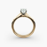 Load image into Gallery viewer, Emerald Lab-Grown Diamond Four-Prong Engagement Ring | Timeless Solitaire | IGI Certified | 10K/14K/18K Gold
