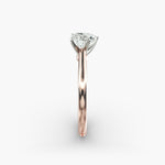 Load image into Gallery viewer, Heart Lab-Grown Diamond Five-Prong Engagement Ring | Romantic Solitaire | IGI Certified | 10K/14K/18K Gold
