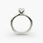 Load image into Gallery viewer, Oval Lab-Grown Diamond Engagement Ring | Classic Solitaire with Secure Prongs | IGI Certified | 10K/14K/18K Gold
