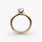 Load image into Gallery viewer, Oval Lab-Grown Diamond Engagement Ring | Classic Solitaire with Secure Prongs | IGI Certified | 10K/14K/18K Gold
