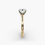 Load image into Gallery viewer, Oval Lab-Grown Diamond Engagement Ring | Classic Solitaire with Secure Prongs | IGI Certified | 10K/14K/18K Gold
