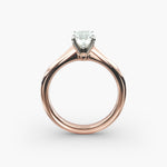 Load image into Gallery viewer, Radiant Cut Lab Grown Diamond Solitaire Ring | 0.50–5.00 Carat | Classic Band | IGI Certified | 10K/14K/18K Yellow, White, Rose Gold
