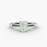 Load image into Gallery viewer, Radiant Cut Lab Grown Diamond Solitaire Ring | 0.50–5.00 Carat | Classic Band | IGI Certified | 10K/14K/18K Yellow, White, Rose Gold
