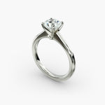 Load image into Gallery viewer, Round Lab-Grown Diamond Engagement Ring | IGI Certified | 0.50–5.00 Carat in 14K Yellow, White &amp; Rose Gold
