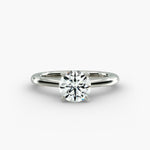 Load image into Gallery viewer, Round Lab-Grown Diamond Engagement Ring | IGI Certified | 0.50–5.00 Carat in 14K Yellow, White &amp; Rose Gold
