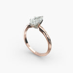 Load image into Gallery viewer, Marquise Lab-Grown Diamond Classic Solitaire Engagement Ring | Timeless Design | IGI Certified | 10K/14K/18K Gold
