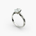 Load image into Gallery viewer, Pear Lab-Grown Diamond Six-Prong Engagement Ring | Classic Solitaire | IGI Certified | 10K/14K/18K Gold
