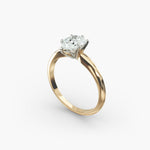 Load image into Gallery viewer, Pear Lab-Grown Diamond Six-Prong Engagement Ring | Classic Solitaire | IGI Certified | 10K/14K/18K Gold
