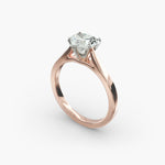 Load image into Gallery viewer, Heart Lab-Grown Diamond — Wide Band Statement Ring | IGI Certified | 10K/14K/18K Gold
