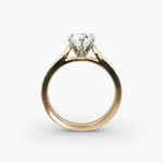 Load image into Gallery viewer, Heart Lab-Grown Diamond — Wide Band Statement Ring | IGI Certified | 10K/14K/18K Gold
