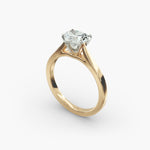 Load image into Gallery viewer, Heart Lab-Grown Diamond — Wide Band Statement Ring | IGI Certified | 10K/14K/18K Gold
