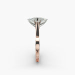 Load image into Gallery viewer, Marquise Cut Lab-Grown Diamond Ring | 0.50–5.00 Carat | IGI Certified | Yellow, White &amp; Rose Gold
