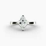 Load image into Gallery viewer, Marquise Cut Lab-Grown Diamond Ring | 0.50–5.00 Carat | IGI Certified | Yellow, White &amp; Rose Gold
