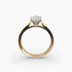 Load image into Gallery viewer, Marquise Cut Lab-Grown Diamond Ring | 0.50–5.00 Carat | IGI Certified | Yellow, White &amp; Rose Gold
