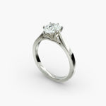 Load image into Gallery viewer, Pear Lab-Grown Diamond Solitaire Engagement Ring | 6-Prong | IGI Certified | 10K/14K/18K Gold
