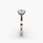 Load image into Gallery viewer, Radiant Cut Lab-Grown Diamond Solitaire Ring | 0.50–5.00 Carat | IGI Certified | Yellow, White, Rose Gold
