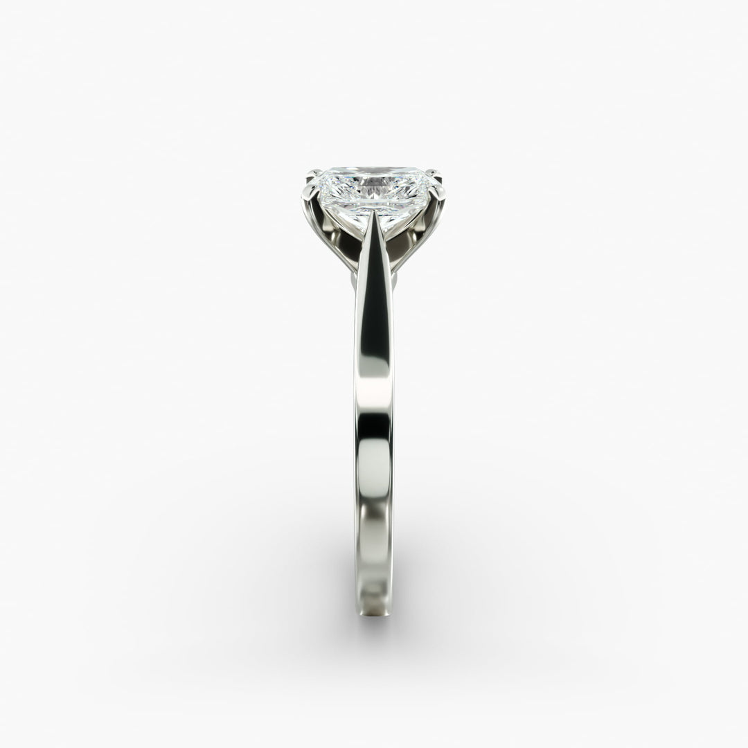 Radiant Cut Lab-Grown Diamond Solitaire Ring | 0.50–5.00 Carat | IGI Certified | Yellow, White, Rose Gold