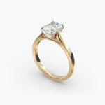Load image into Gallery viewer, Radiant Cut Lab-Grown Diamond Solitaire Ring | 0.50–5.00 Carat | IGI Certified | Yellow, White, Rose Gold
