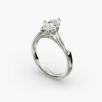 Load image into Gallery viewer, Marquise Lab-Grown Diamond Classic Solitaire Engagement Ring | Timeless Design | IGI Certified | 10K/14K/18K Gold
