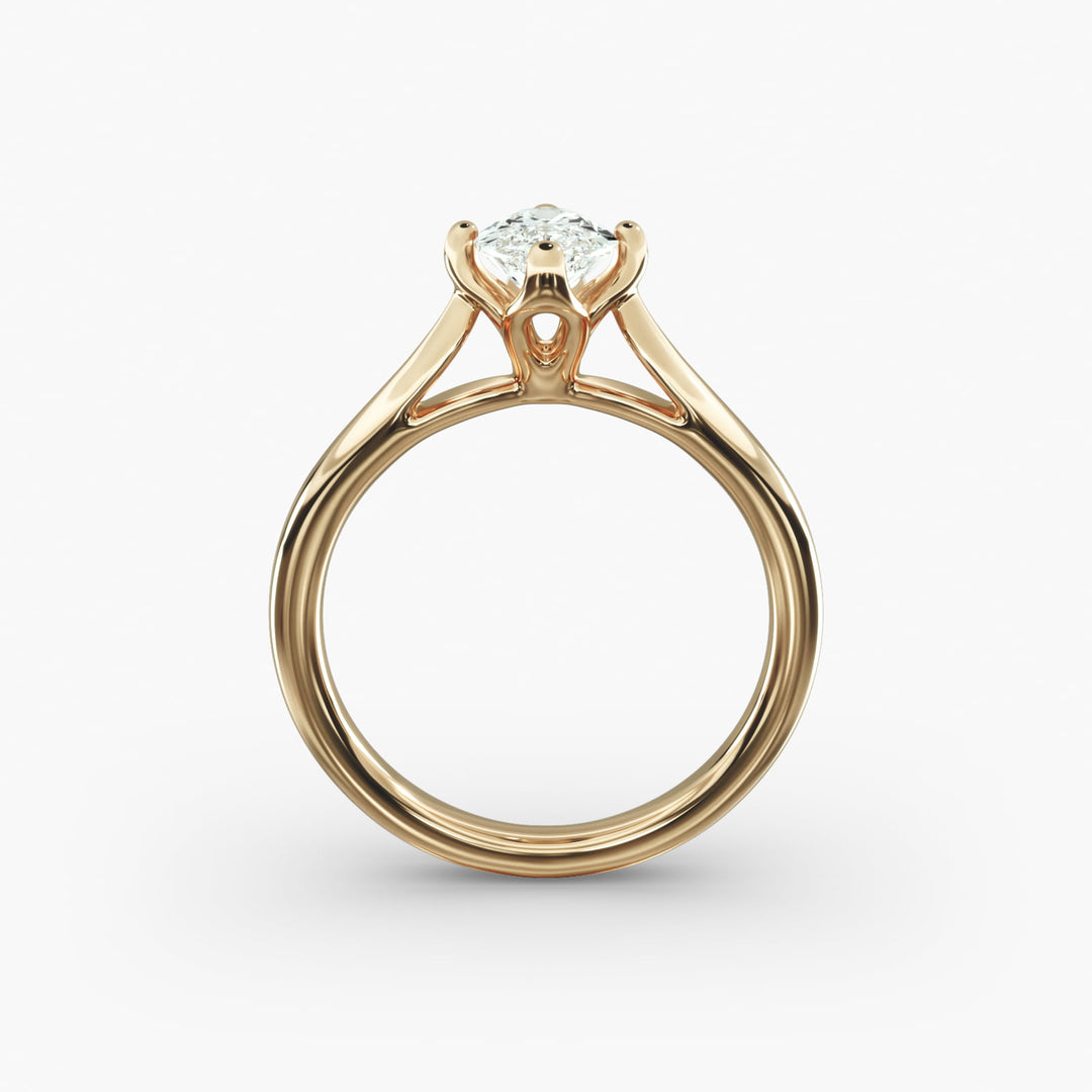 Marquise Lab-Grown Diamond Classic Solitaire Engagement Ring | Timeless Design | IGI Certified | 10K/14K/18K Gold