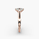 Load image into Gallery viewer, Oval Lab-Grown Diamond Four-Prong Solitaire Engagement Ring | Classic Band | IGI Certified | 10K/14K/18K Gold
