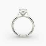 Load image into Gallery viewer, Oval Lab-Grown Diamond Four-Prong Solitaire Engagement Ring | Classic Band | IGI Certified | 10K/14K/18K Gold
