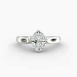 Load image into Gallery viewer, Oval Lab-Grown Diamond Four-Prong Solitaire Engagement Ring | Classic Band | IGI Certified | 10K/14K/18K Gold
