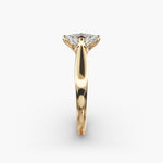 Load image into Gallery viewer, Oval Lab-Grown Diamond Four-Prong Solitaire Engagement Ring | Classic Band | IGI Certified | 10K/14K/18K Gold
