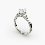 Load image into Gallery viewer, Pear Lab-Grown Diamond Four-Prong Engagement Ring | Classic Solitaire | IGI Certified | 10K/14K/18K Gold
