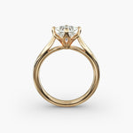 Load image into Gallery viewer, Princess Lab-Grown Diamond Four-Prong Engagement Ring | Classic Solitaire | IGI Certified | 10K/14K/18K Gold
