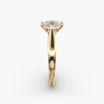 Load image into Gallery viewer, Radiant Lab-Grown Diamond Four-Prong Engagement Ring | Brilliant Solitaire | IGI Certified | 10K/14K/18K Gold
