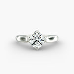 Load image into Gallery viewer, Round Lab-Grown Diamond Four-Prong Engagement Ring | Brilliant Solitaire | IGI Certified | 10K/14K/18K Gold
