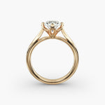 Load image into Gallery viewer, Round Lab-Grown Diamond Four-Prong Engagement Ring | Brilliant Solitaire | IGI Certified | 10K/14K/18K Gold
